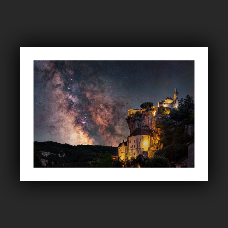 Tirage - Rocamadour et la voie lactée