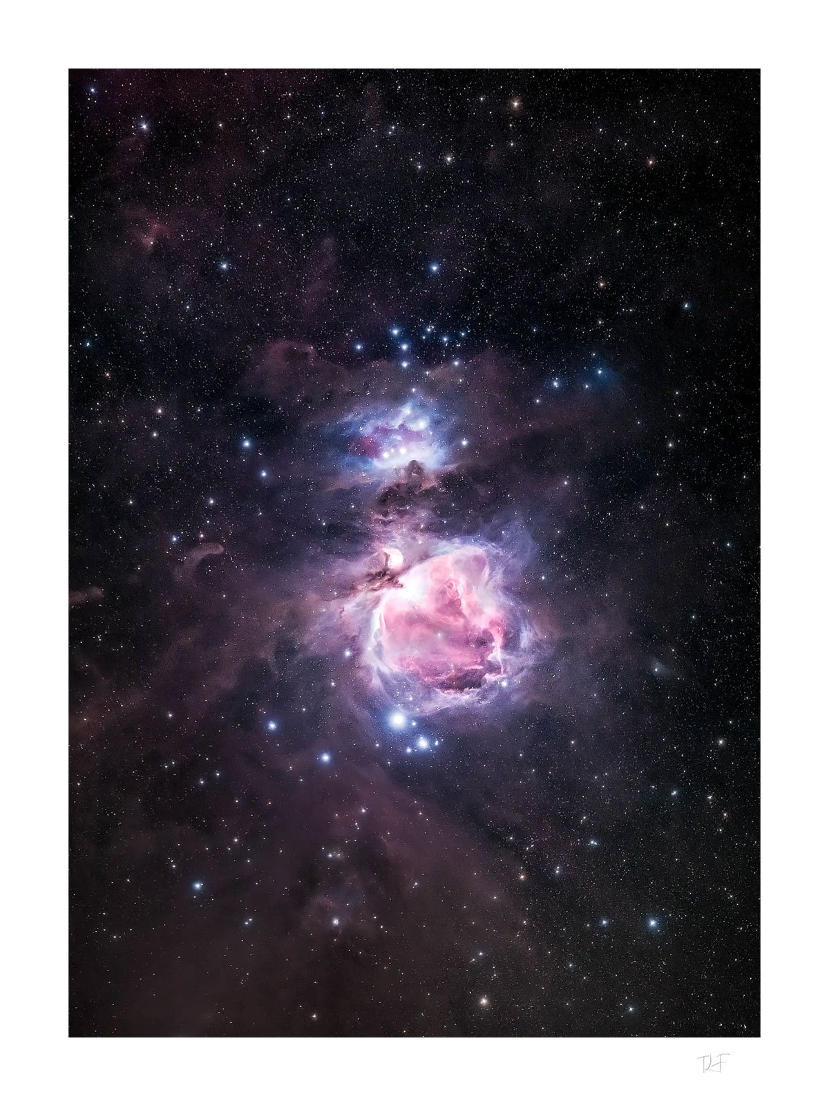 La grande nébuleuse d'Orion