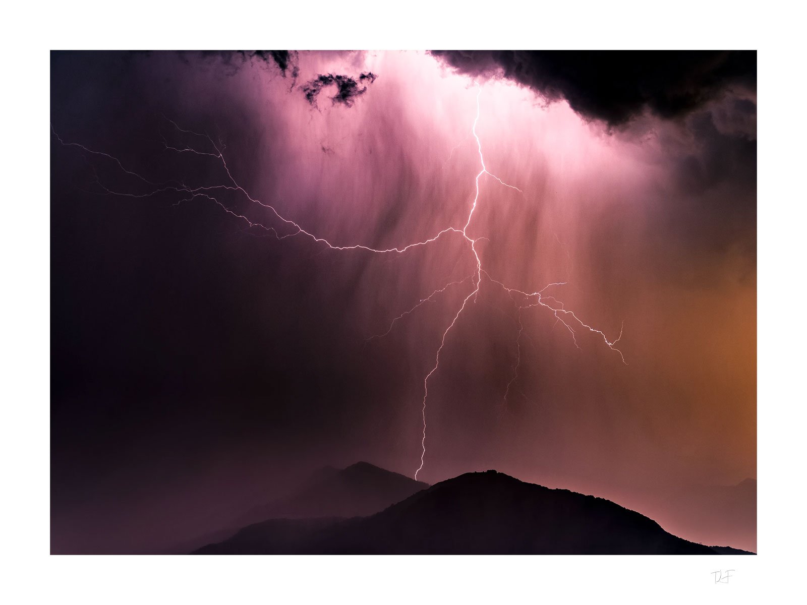 Orage pyrénéen